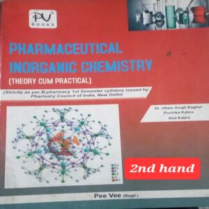 PHARMACEUTICAL INORGANIC CHEMISTRY 1ST SEM PEE VEE OLD