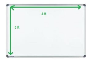 WHITE/GREEN BOARD 3 X4 FOOT