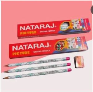 NATRAJ PICTURE WRITING PENCIL MRP RS 4