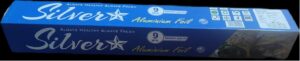 SILVER ALUMINIUM FOIL 9 MTR MRP 119 (RACK G3J2)