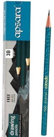 APSARA DRAWING PENCIL 3B RS 6 (RACK G2D4)