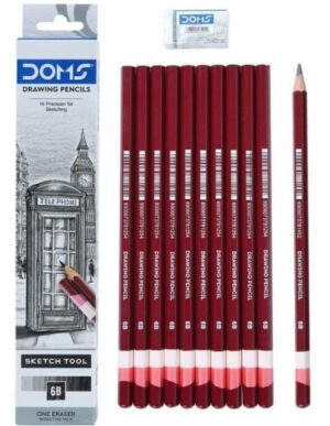 DOMS SHADING PENCILS 6B MRP 6 (RACK G2D4)