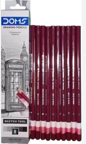 DOMS SHADING PENCIL B MRP6 (RACK G2D4)