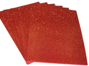 GLITTER SHEET RED RS 20 (RACK G2 I3)