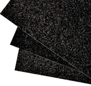 BLACK GLITTER SHEET MRP 20 (RACK G2I3)