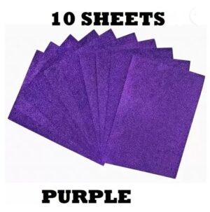 GLITTER SHEET DARK PURPLE RS 20 (RACK G2I3)
