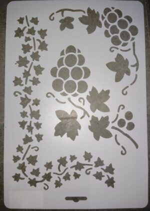 DESIGN STENCIL 2 THIN PLASTIC RS 40 (BOX 10)