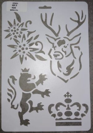 DESIGN STENCIL NO 6 MRP 40 (BOCX 10)