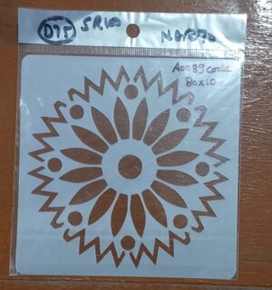 STENCIL 13 X 13 CMS MRP 50 (BOX 10)
