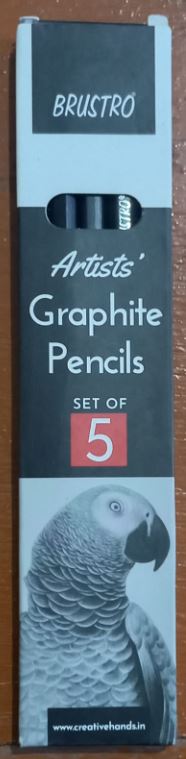 __BRUSTRO GRAPHITE PENCILS (SET OF 5) BOX S1