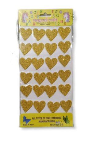 __GOLDEN HEART STICKER BIG RS 25 (RACK C5)