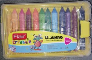 FLAIR CREATIVE JUMBO WAX CRYONS RS 80 (G2H3)