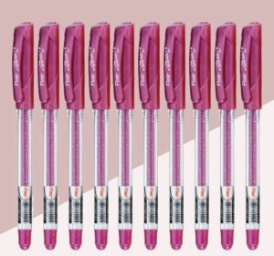 FLAIR GLITTER PEN PINK RS 10 (RACK G2G2)