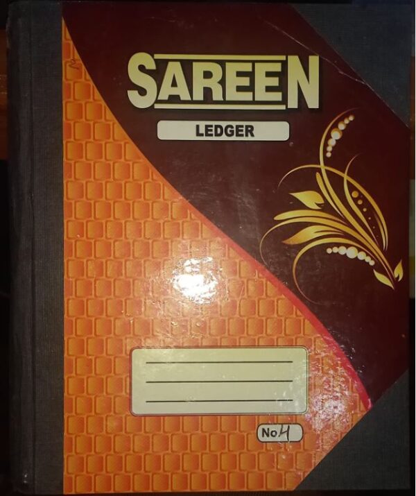 SAREEN LEDGER COPY SIZE NO. 4 O/B MRP 270 (RACK G3M4)