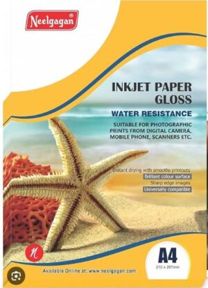 NEELGAGAN PHOTO PAPER 150 GSM (50 SHEETS) MRP 228 RACK G2H3