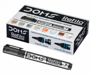 DOMS PERMANENT MARKER BLACK MRP 20 (RACK G2J2)