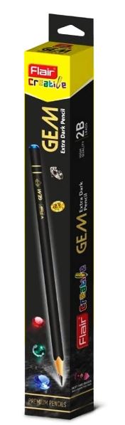 FLAIR CREATIVE GEM PENCIL PKT MRP RS 100 (RACK G2J2)