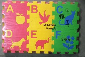 ABC INTERLICKING MAT 36 PCS MRP 500 (RACK A1)