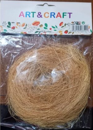 NATURAL HEMP SISAL WIRE EASTER GRASS FILLER LIGHT BROWN MRP 35 (BOX 2)