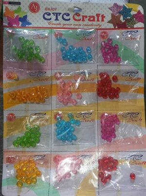 MULTI COLOR BEADS PKT MRP RS 20 (BOX 3)