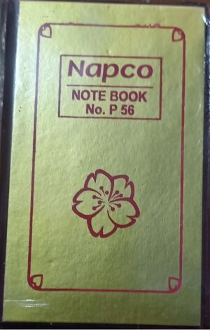 NAPCO POCKET NOTEBOOK P 56 RS 15(RACK G2K3)