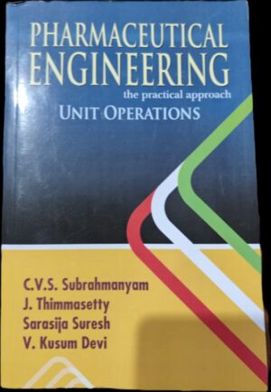 PHARMACEUTICAL ENGINEERING UNIT OPERATIONS SUBRAHMANYAM MRP 550