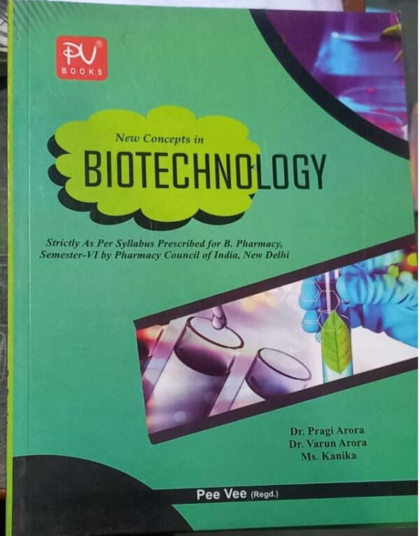 6TH SEM PEE VEE BIOTECHNOLOGY MRP 495