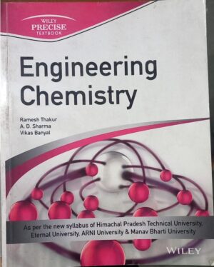 ENGINEERING CHEMISTRY (WILEY) 2ND HAND RACK A2