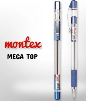MONTEX MEGA TOP BLUE BALL PEN MRP RS 10 (RACK G2G3)