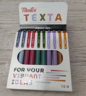 MONTEX TEXTA GEL PEN BLUE MRP RS 10 (RACK G2F3)