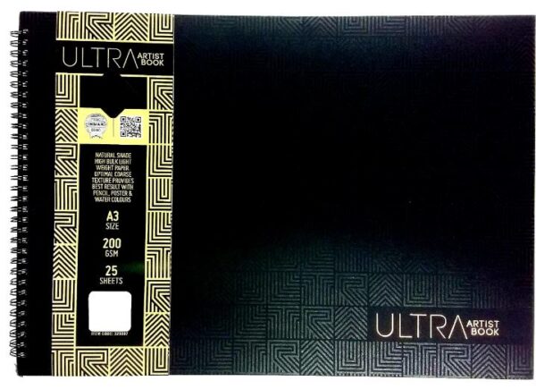 ULTRA ARTIST SKETCH BOOK A3 SIZE MRP 400 (RACK G2B3)