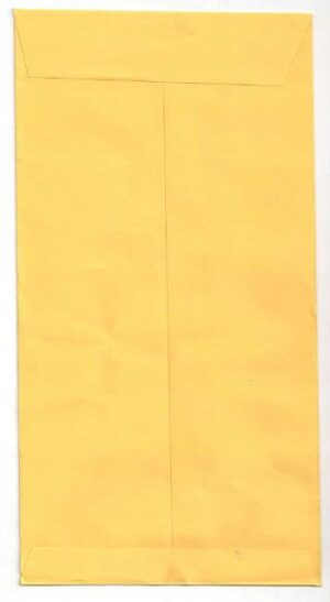 LAMINATION ENVELOPE YELLOW 12 X 6 INCH MRP RS 4 (EACK G2I1)