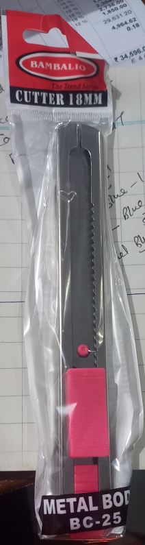 BAMBILIO STEEL CUTTER 18 MM MRP RS 60 (RACK G2L3)