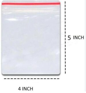 __ZIP LOCK BAG 5 X 4 INCH PKT MRP RS 60 (BOX NO 13)