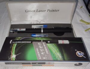 _GREEN SUPER STRONG LASER LIGHT + POINTER MRP RS 325 (BOX 3)