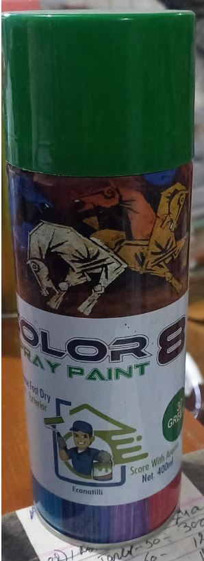 SPRAY PAINT GREEN MRP RS 175 (RACK A2)