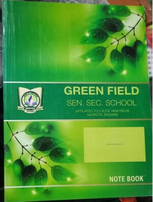 GREEN FIELD HINDI NOTEBOOK MRP RS 60 (STAIR RACK)