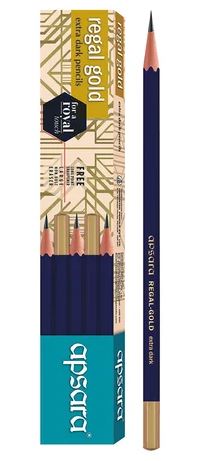 APSARA REGAL GOLD PENCIL PKT MRP RS 5