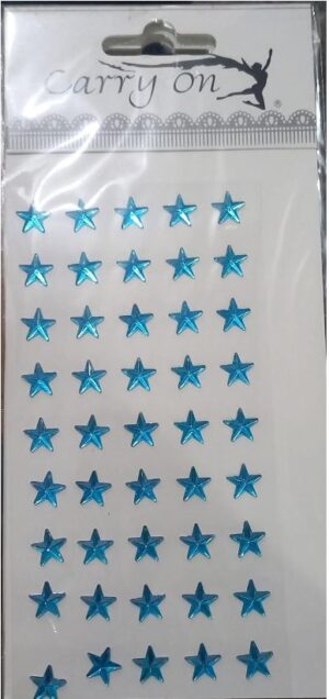 BLUE CRYSTAL STAR STICKER MRP RS 25 (RACK C4)