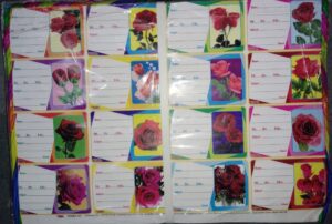 NAME SLIP FLOWERS MRP RS 10 G2J4
