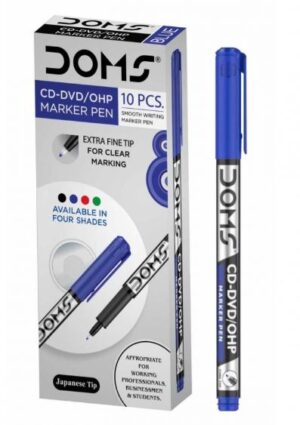 DOMS CD MARKER BLUE MRP RS 10 G2J2