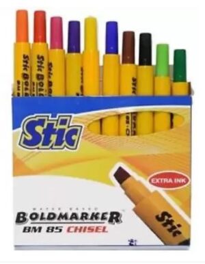 STIC CHISEL MARKER MIX COLOR MRP RS 100 G2J2