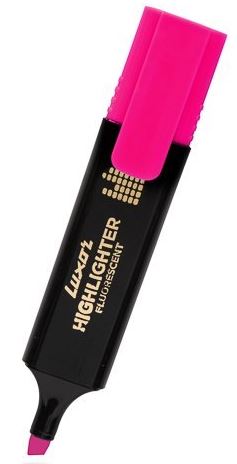 LUXOR PINK HIGHLIGHTER MRP RS 25 RACK G2J2