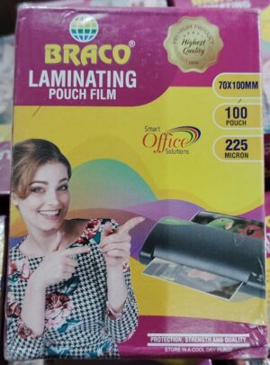 LAMINATION POUCH 70 X 100 MM 225 MICRON MRP RS 250 G2I3