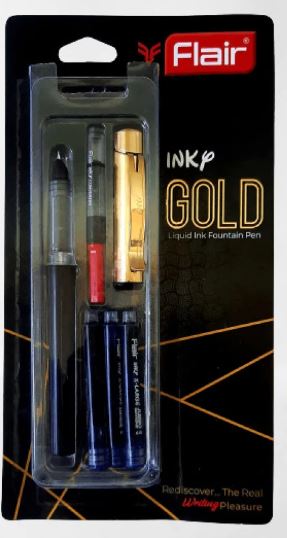 FLAIR INK P GOLD INK PEN MRP RS 100 G2F1