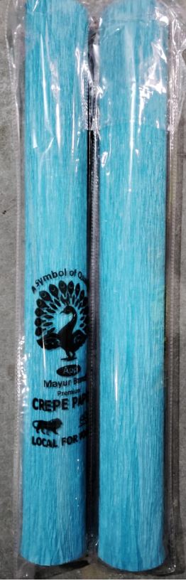 _SKY BLUE CREPE PAPER ROLL MRP RS 75 RACK D3