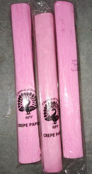 __CREPE PAPER LIGHT PINK ROLL MRP RS 75 RACK D3