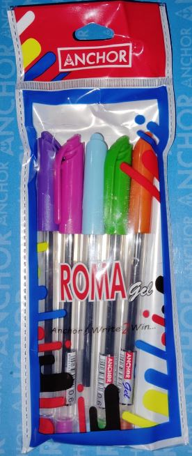 ANCHOR GEL PEN ROMA BLUE MRP RS 7 G2G1