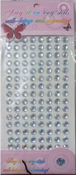 __TRANSPARENT CRYSTALS FOR DECORATION MRP RS 30 (RACK C4)