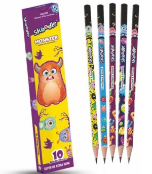 SKOODLE MONSTER ROLLED PAPER PENCIL MRP RS 6